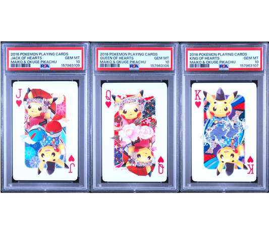 PSA 10 Pokemon Okuge Maiko Pikachu Playing Cards Pokemon Center Kyoto Seq0