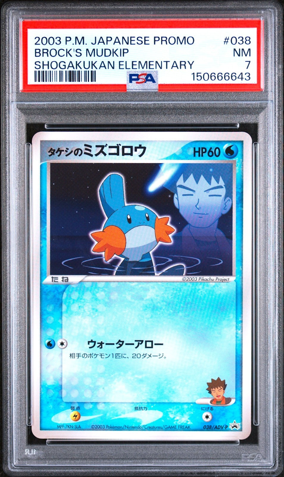 PSA 7 6 5 Mudkip 038/ADV-P Torchic 037 Treecko 036 Promo Pokemon Card Japanese5